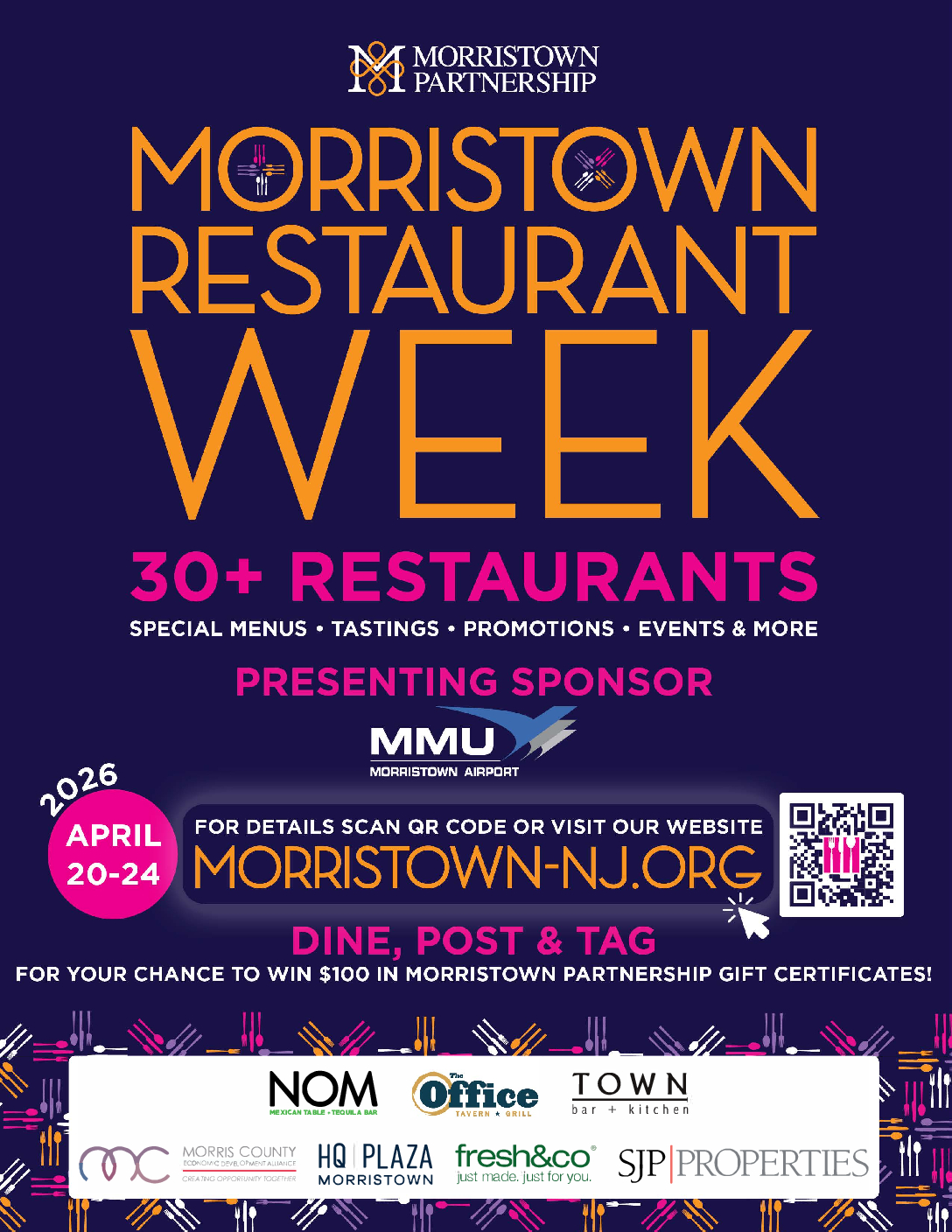Morristown Restaurant Week to return, April 20-24